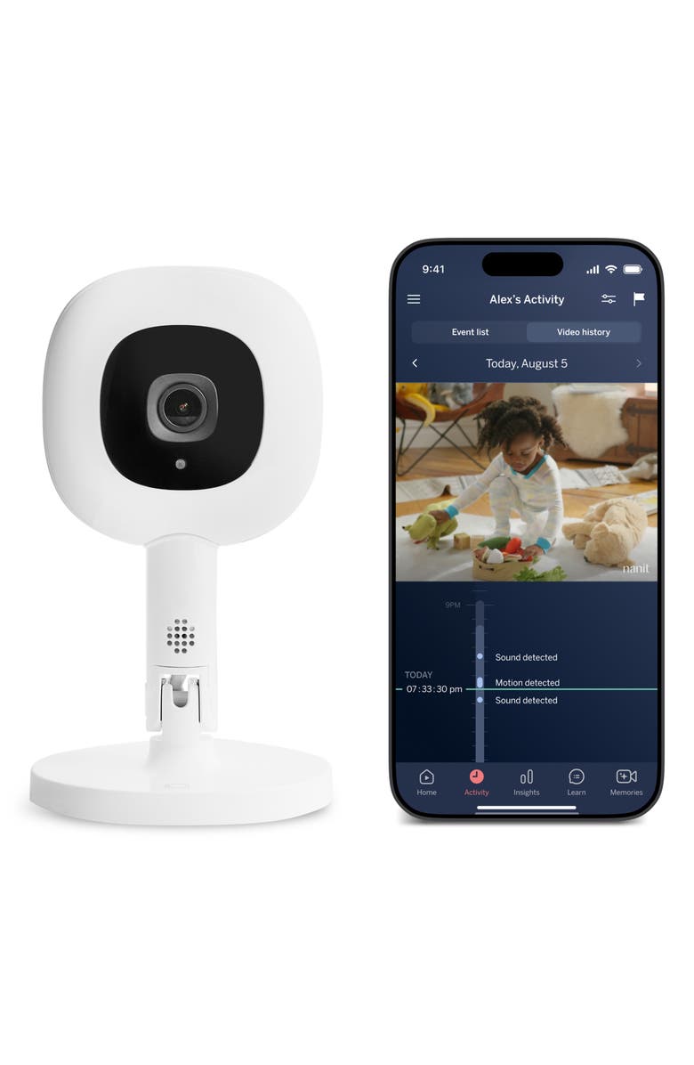 Nanit Pro Camera & Flex Stand Set, Main, color, White