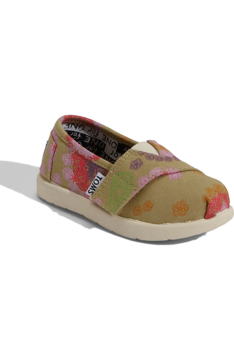 TOMS Disney, It's a Small World by TOMS 'Classic' Slip-On, Main, color,