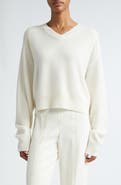 LOULOU DE SAISON Anzor Cashmere V-Neck Sweater