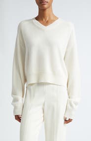 LOULOU DE SAISON Anzor Cashmere V-Neck Sweater