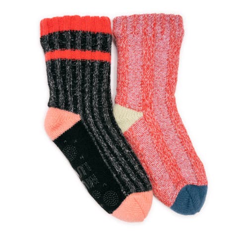 Color Blocked Sweater Cabin Socks