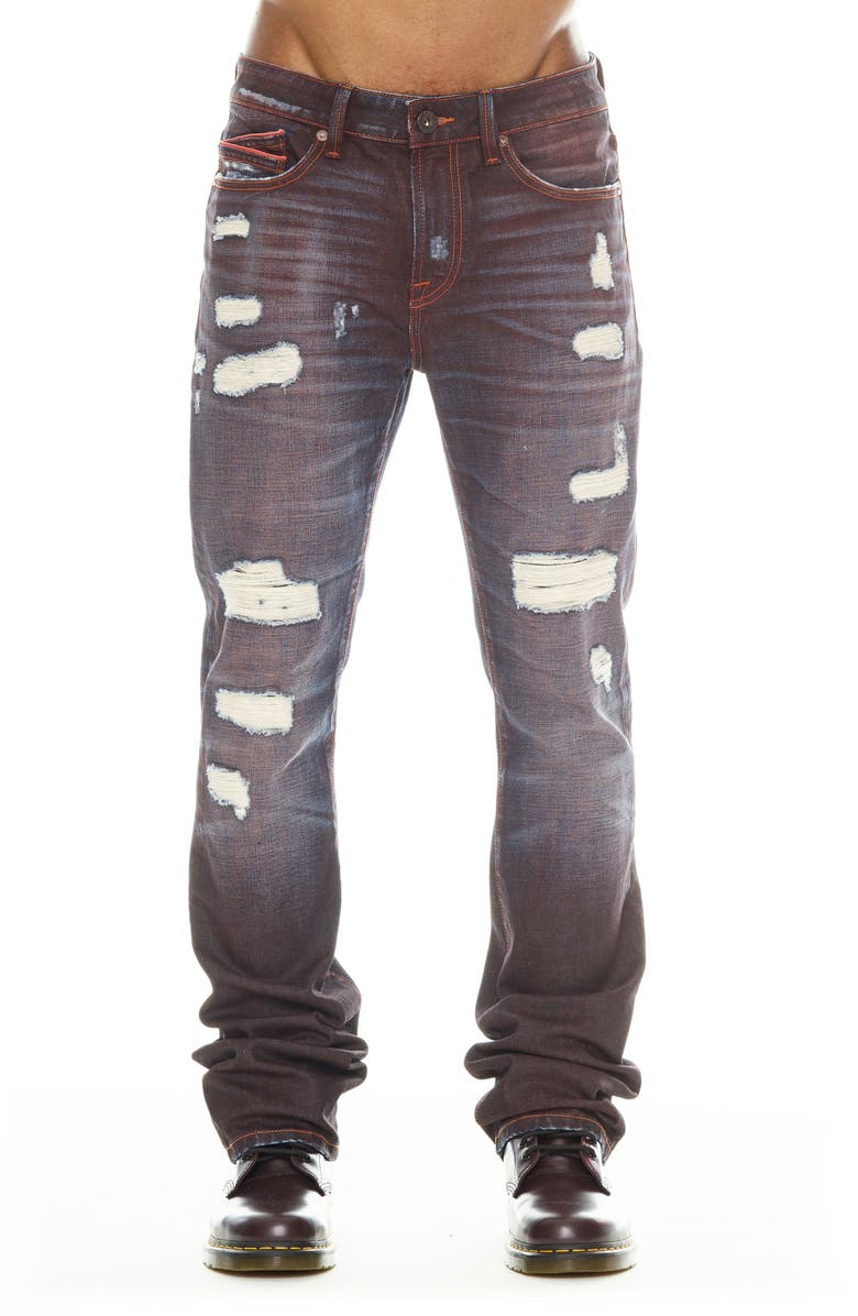 Cult of Individuality Lenny Bootcut Jeans, Main, color, Brick