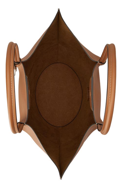 Shop Tod's Medium Bux Mixed Media Tote In Kenia/naturale