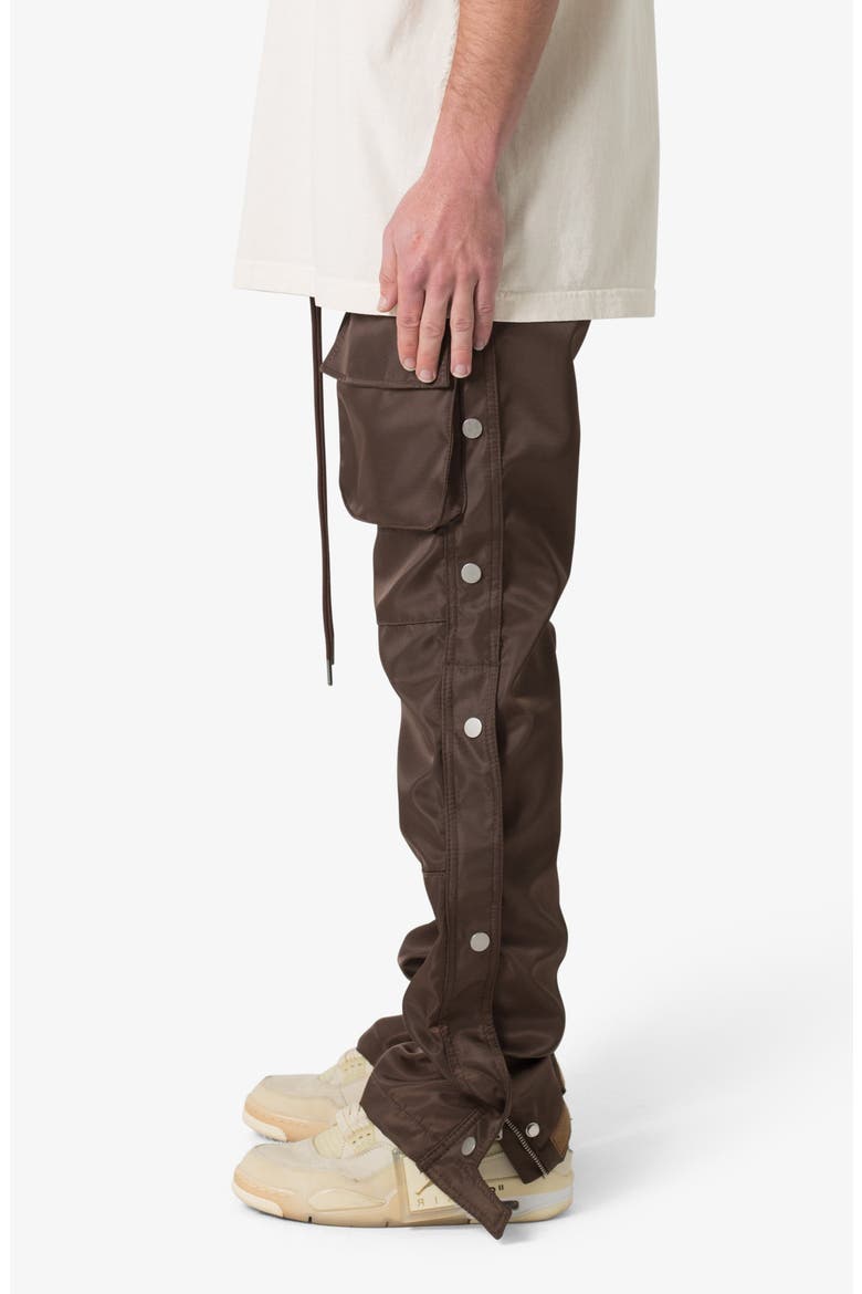 Snap Front Cargo Pants, Alternate, color, BROWN