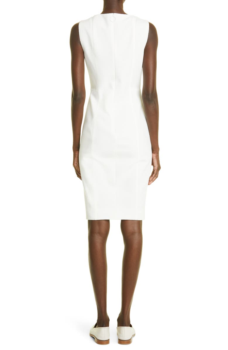 Akris punto Circle Cutout Sleeveless Sheath Dress, Alternate, color,