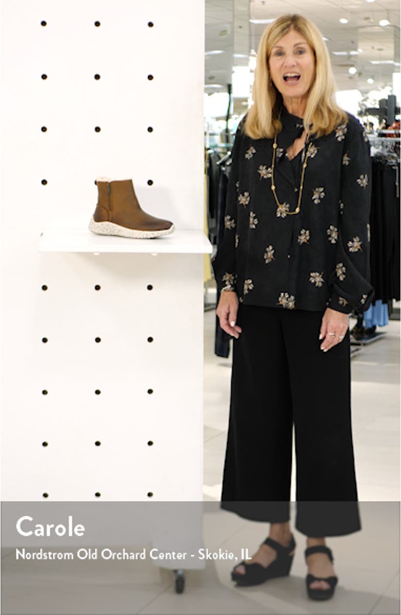 Kimberly Waterproof Genuine Shearling Lined Sneaker Bootie, sales video thumbnail