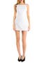 Bow Accent Sheath Minidress