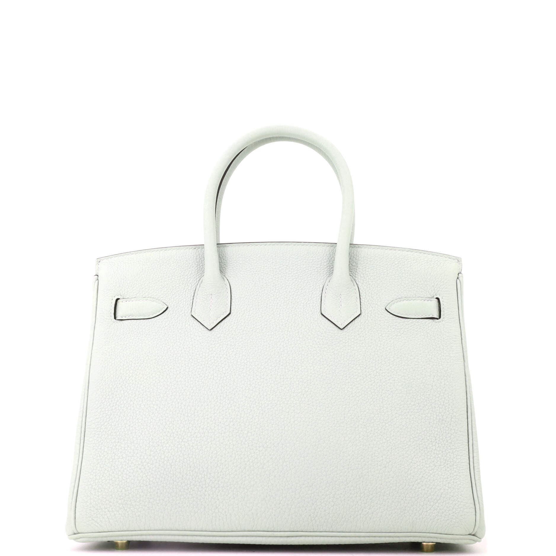 Pre-Owned Hermes Birkin Handbag Grey Togo with Gold Hardware 30, Alternate, color, Gris Neve