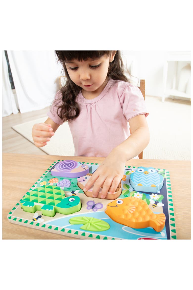Touch & Feel Forest Friends Puzzle, Alternate, color, MULTI