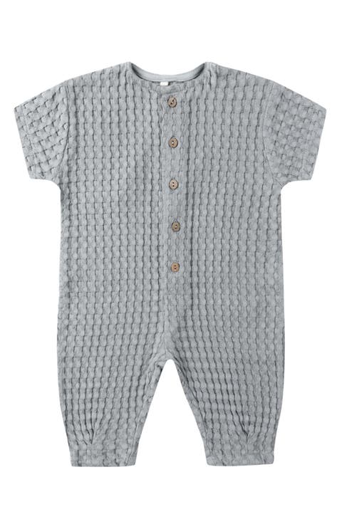 Hayes Waffle Knit Romper (Baby)