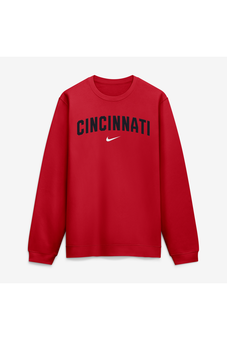 Men's Nike Red Cincinnati Reds City Connect Club Sweatshirt, Main, color, Red