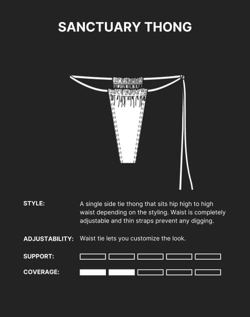 Minimale Animale Sanctuary Tassel Thong Bikini Bottom