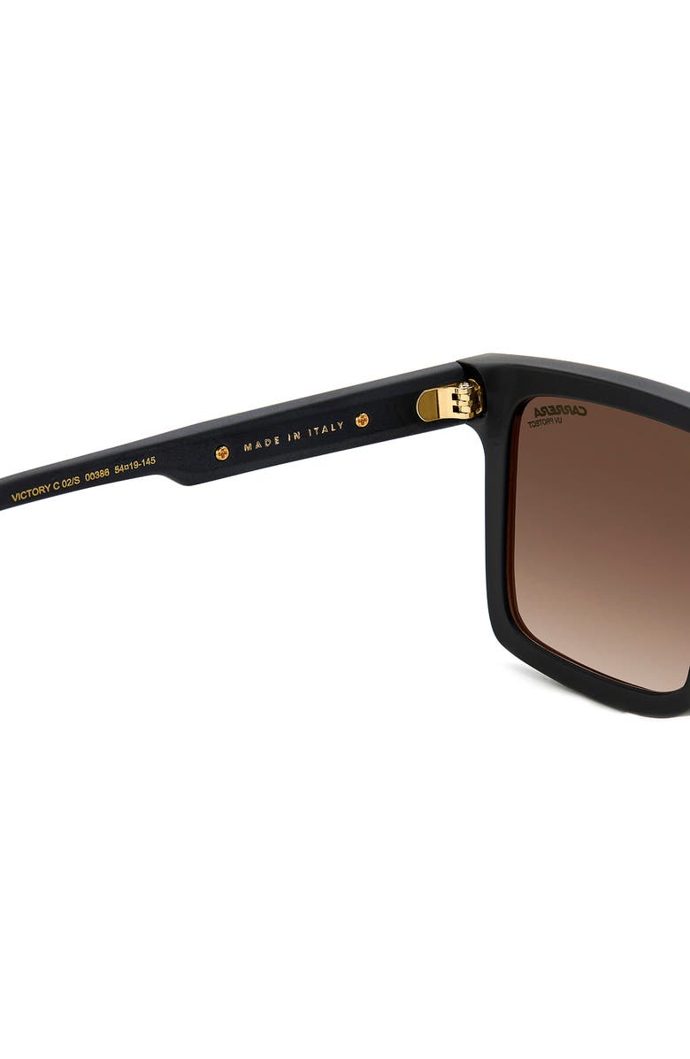 Carrera Eyewear Victory 54mm Gradient Rectangular Sunglasses, Alternate, color,