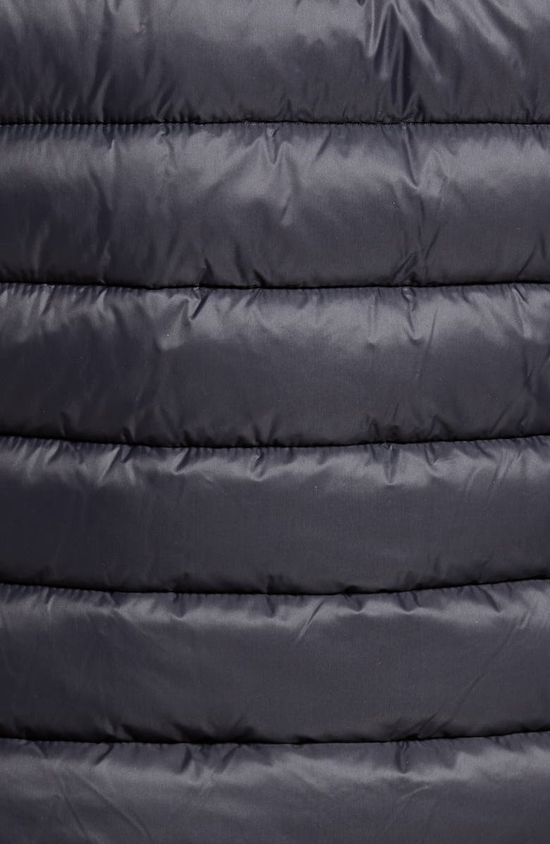 Save The Duck Giga Water Repellent Hooded Puffer Jacket with Faux Shearling Lining, Alternate, color, 