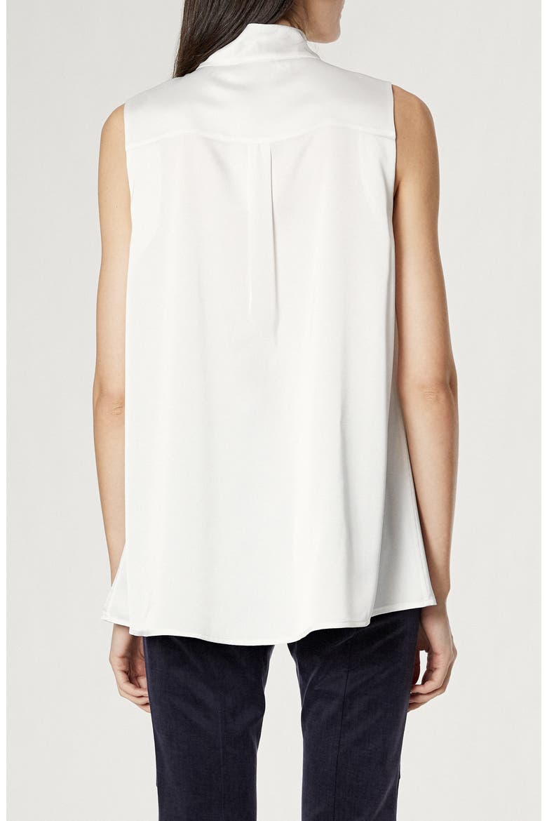 Clementine Sleeveless Maternity Blouse, Alternate, color, SATIN WHITE