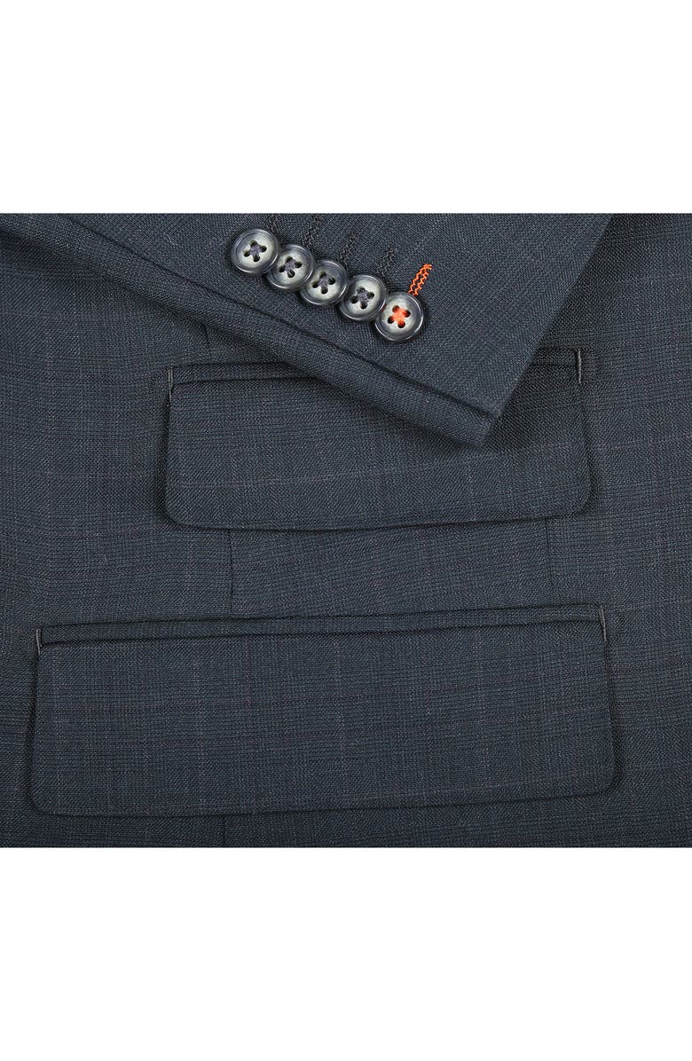 English Laundry Trim Fit Solid Wool Blend Two-Piece Suit, Alternate, color, Darkgrn