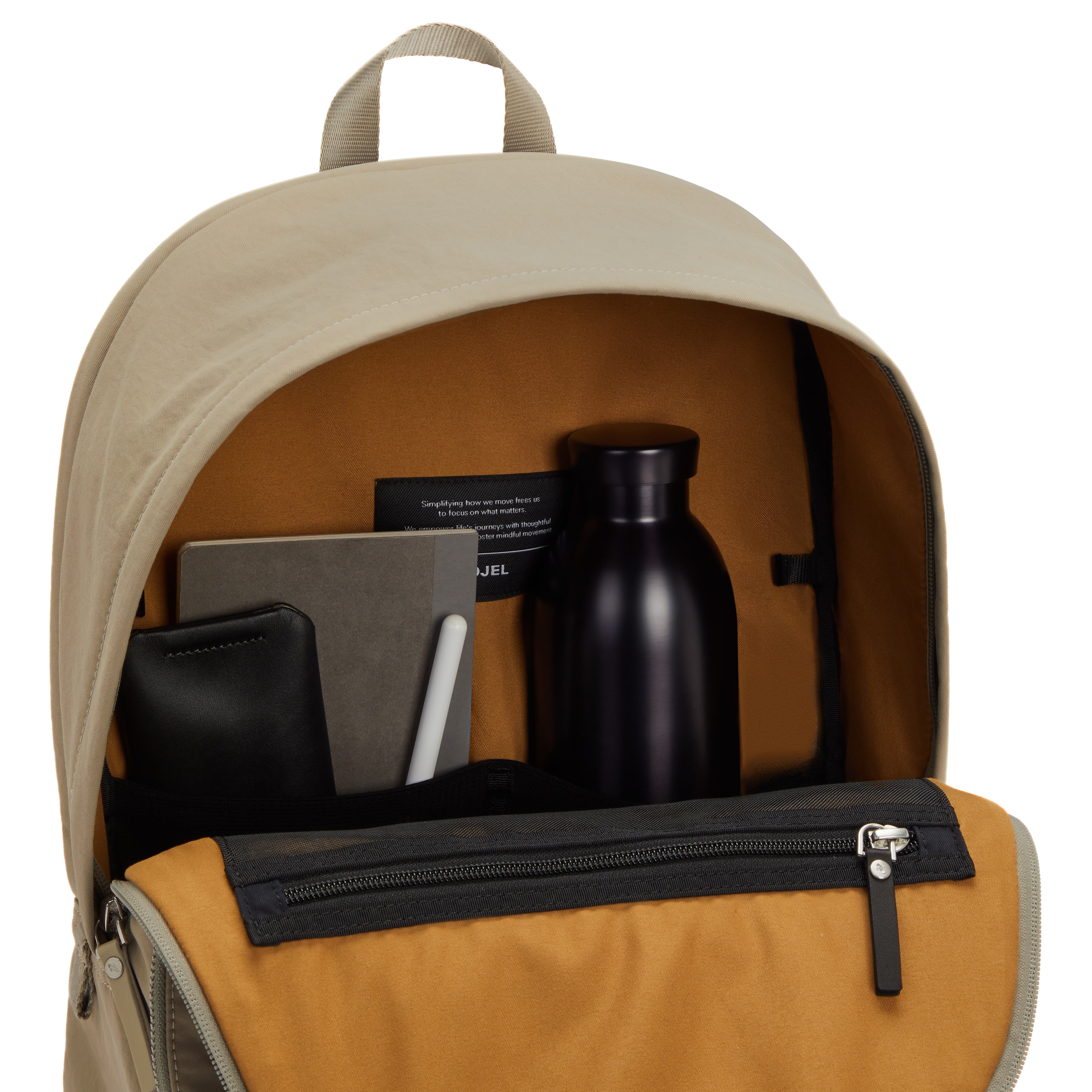 SEMO Backpack Modern Commuter  with Laptop Compartment, Alternate, color, Tierra Taupe
