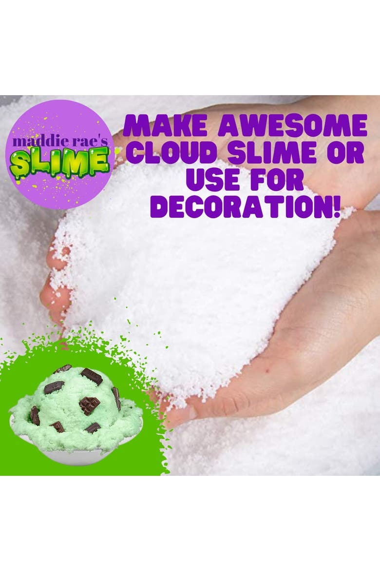 Instant Snow XL Pack- Makes 5 GALLONS of Fake Artificial Snow, Alternate, color, White