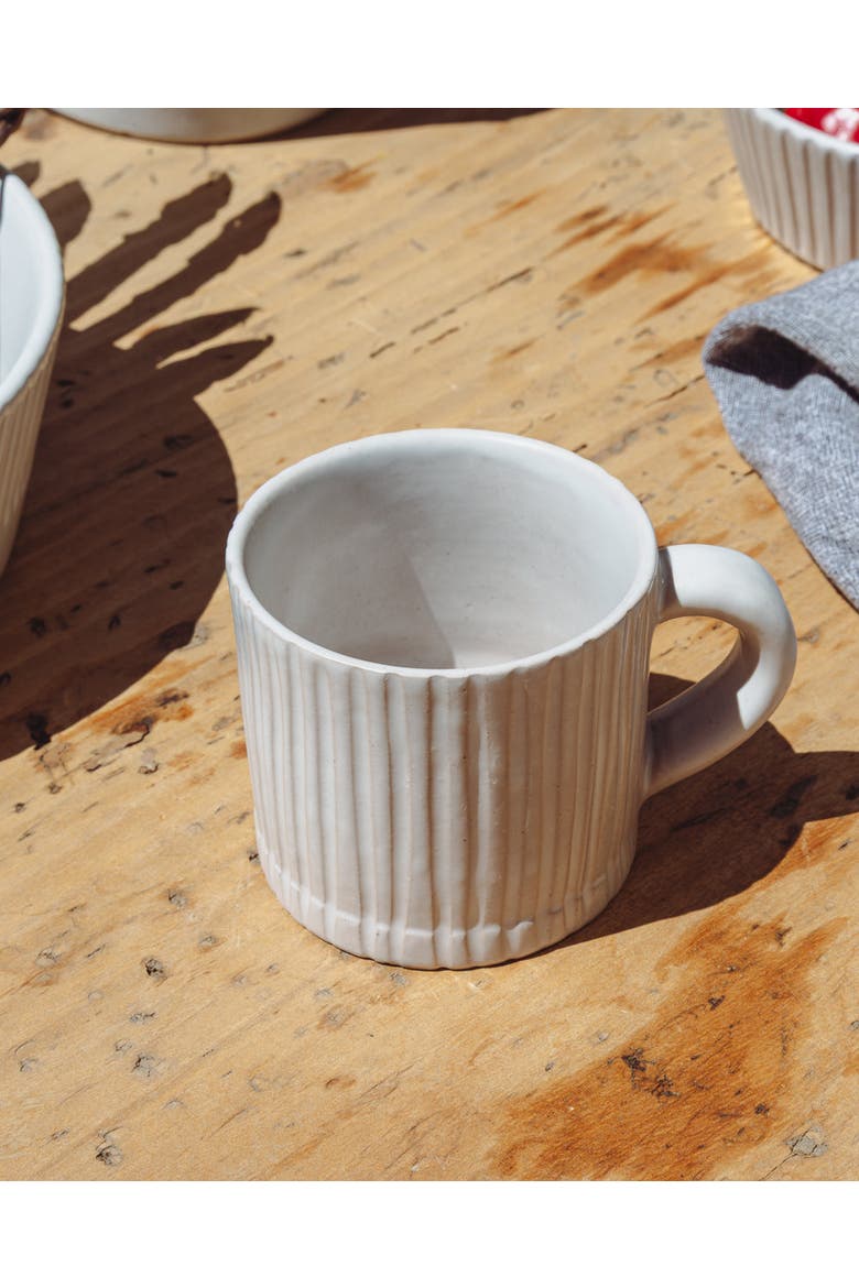 Cloud Lines Mug, Alternate, color, White