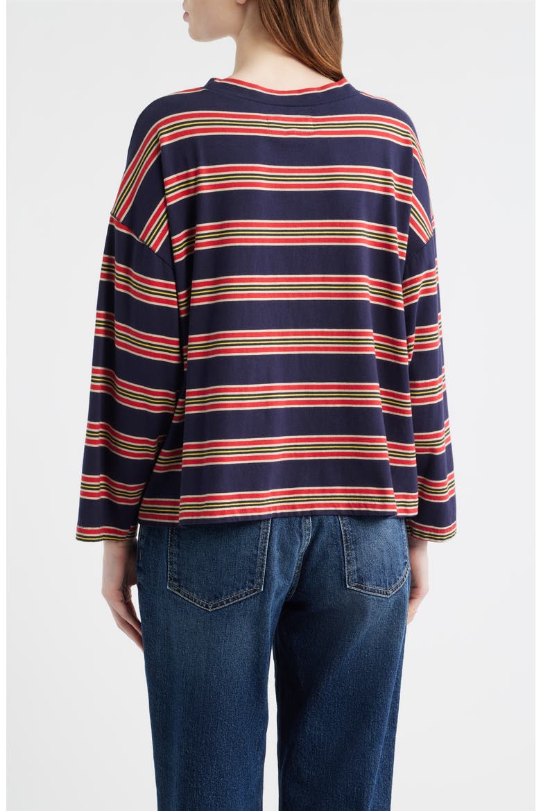 Field Stripe Relaxed Fit Cotton T-Shirt, Alternate, color, SCOUT STRIPE