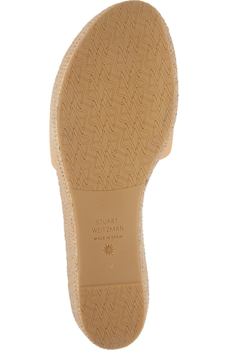Stuart Weitzman Summer Wedge Sandal, Alternate, color, Mango/Tan