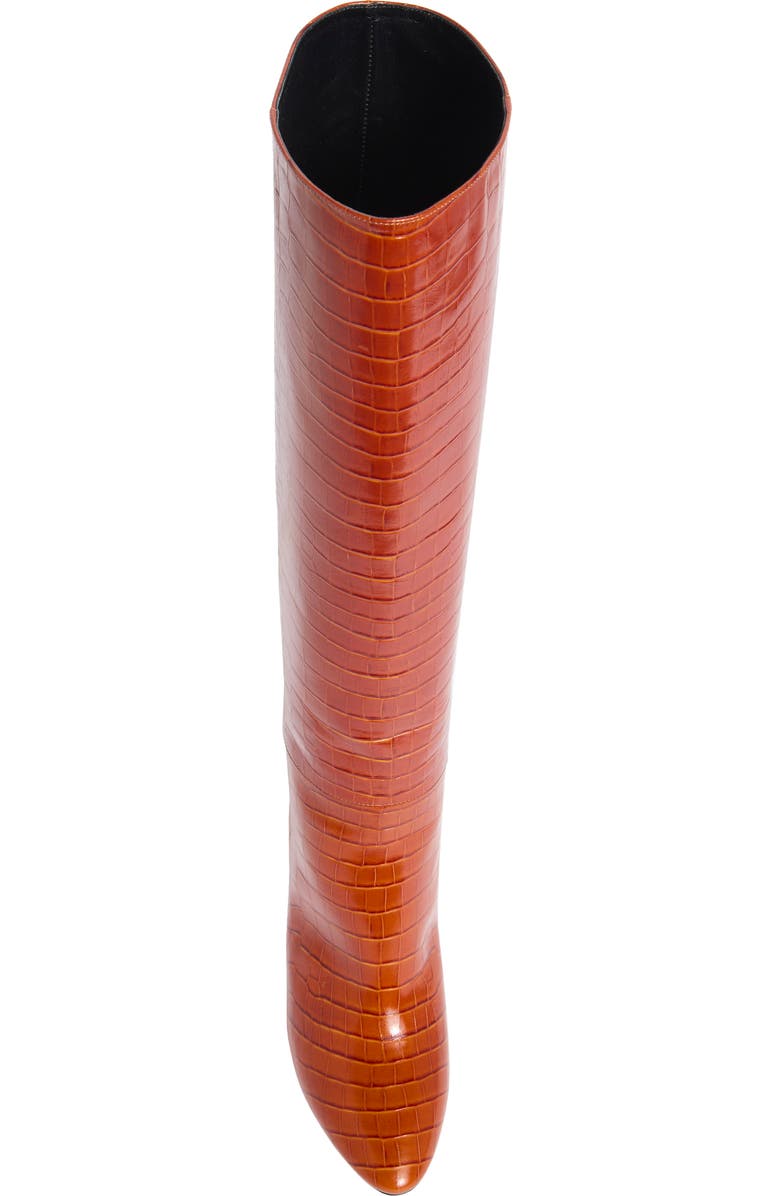 Longchamp Knee High Boot, Alternate, color, Cognac