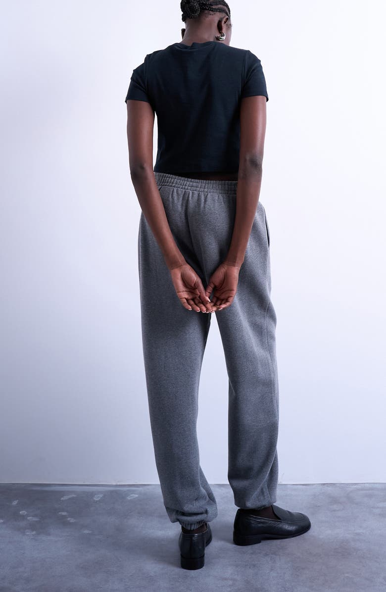 Topshop Pintuck Joggers, Alternate, color, Grey