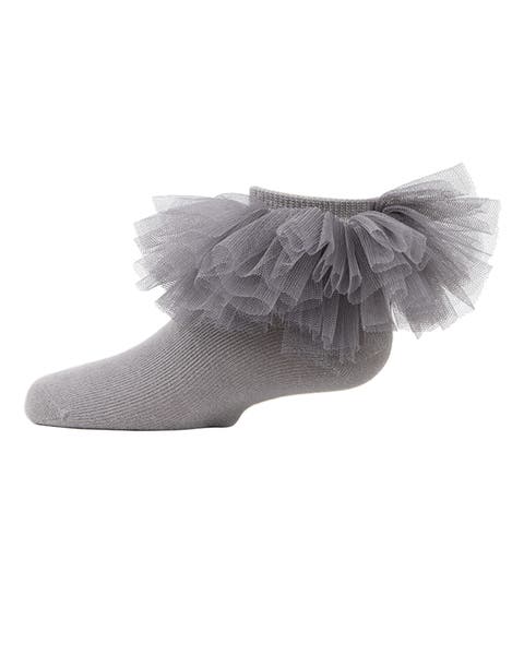 Oversized Tutu Ballerina Anklet Socks (Toddler, Little Kid, Big Kid)