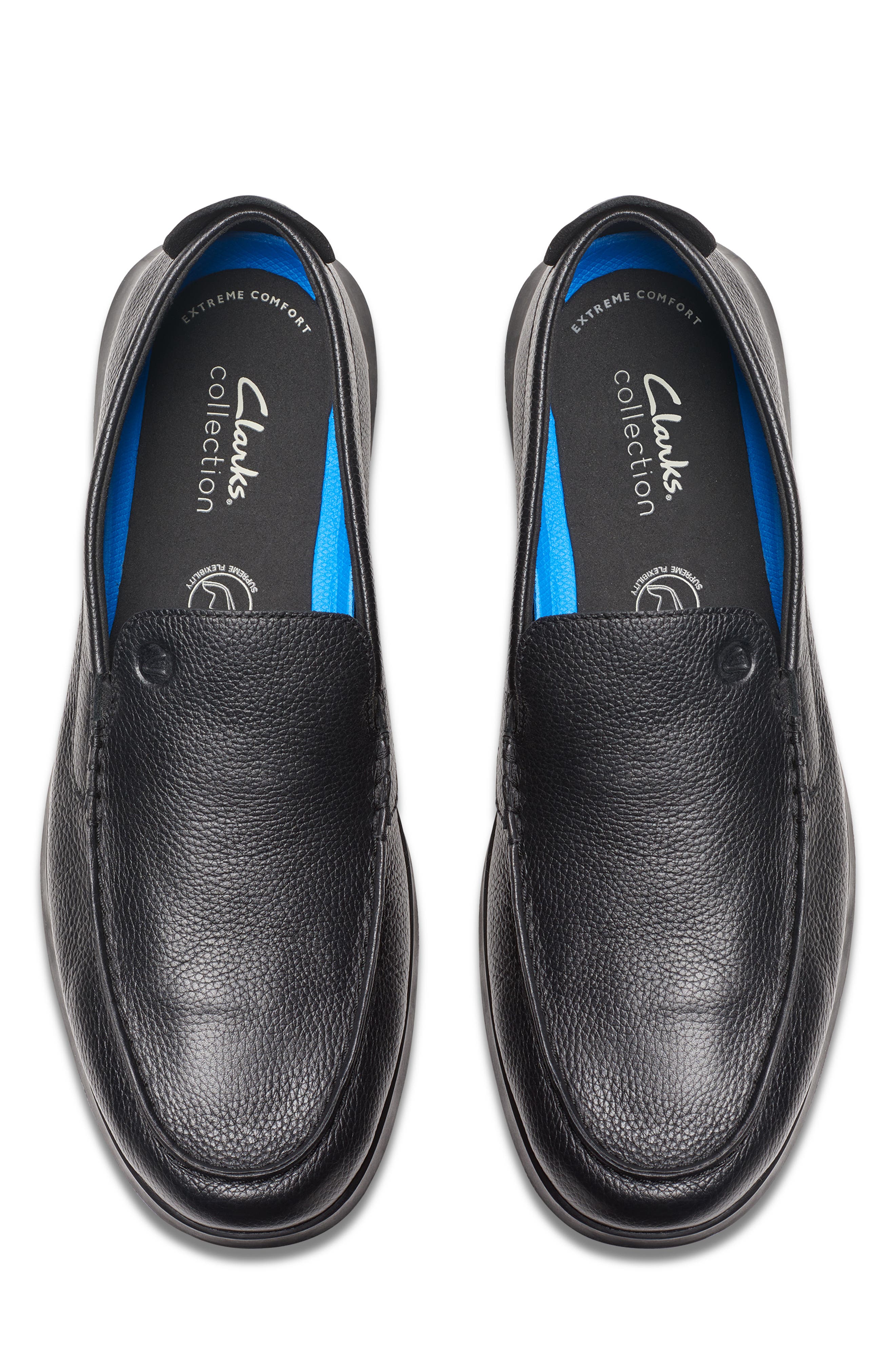 Clarks<sup>®</sup> Flexway Step Slip-On, Alternate, color, Black Leather