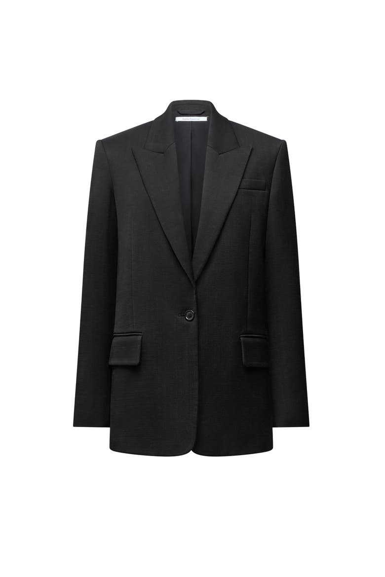 Oversized Tailored Jacket, Alternate, color, Black