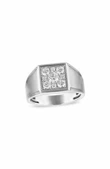 Esquire Sterling Silver Diamond Ring
