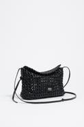 BIMBA Y LOLA Mini Braided Leather Shoulder Bag