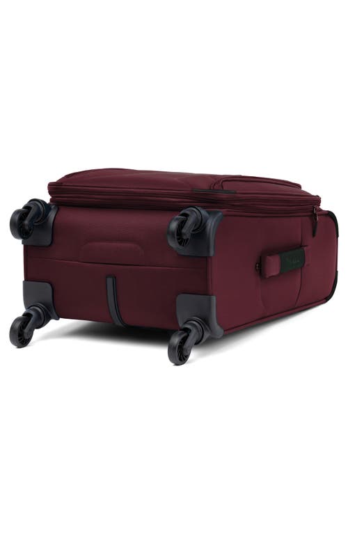 Travelpro Pilot Air 2 21-inch Expandable Carry-on Luggage In Burgundy
