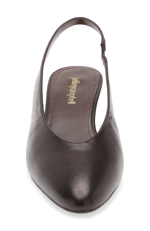 Jeffrey Campbell Snoop Slingback Wedge Pump In Black