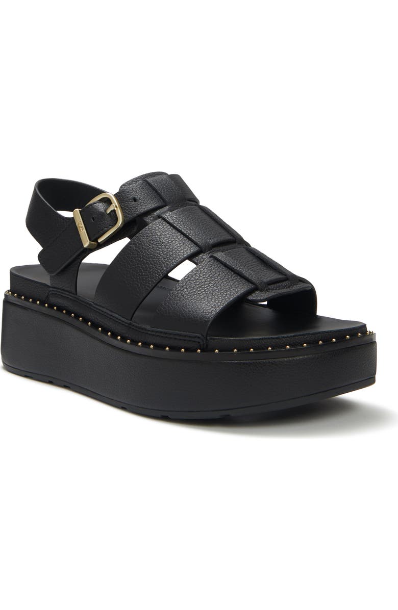 FitFlop Gen-FF Max Fisherman Sandals, Main, color, All Black