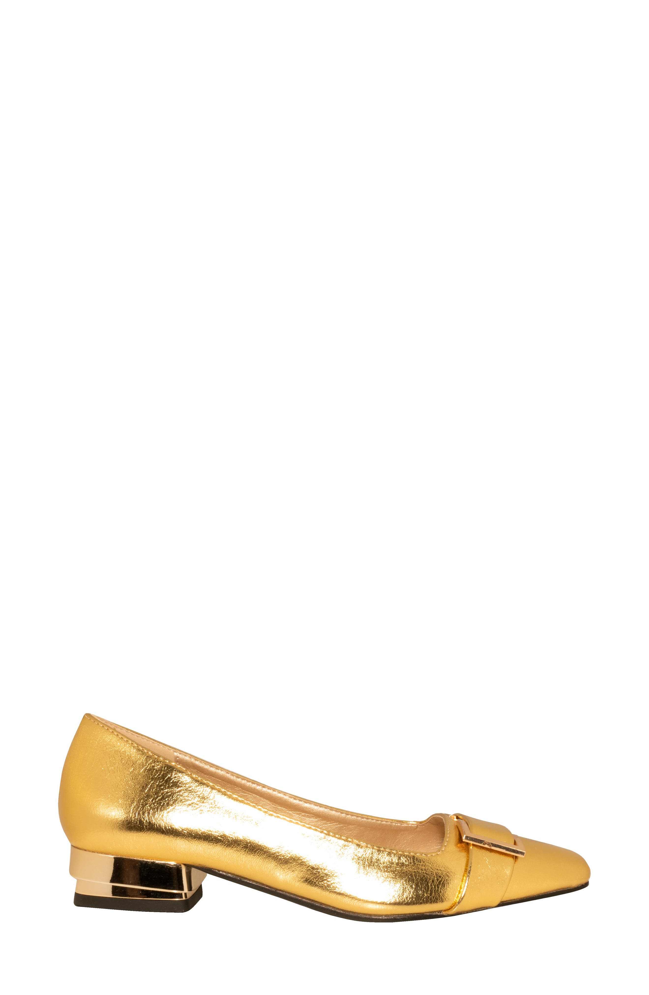 Dove Buckle Flat, Alternate, color, GOLD