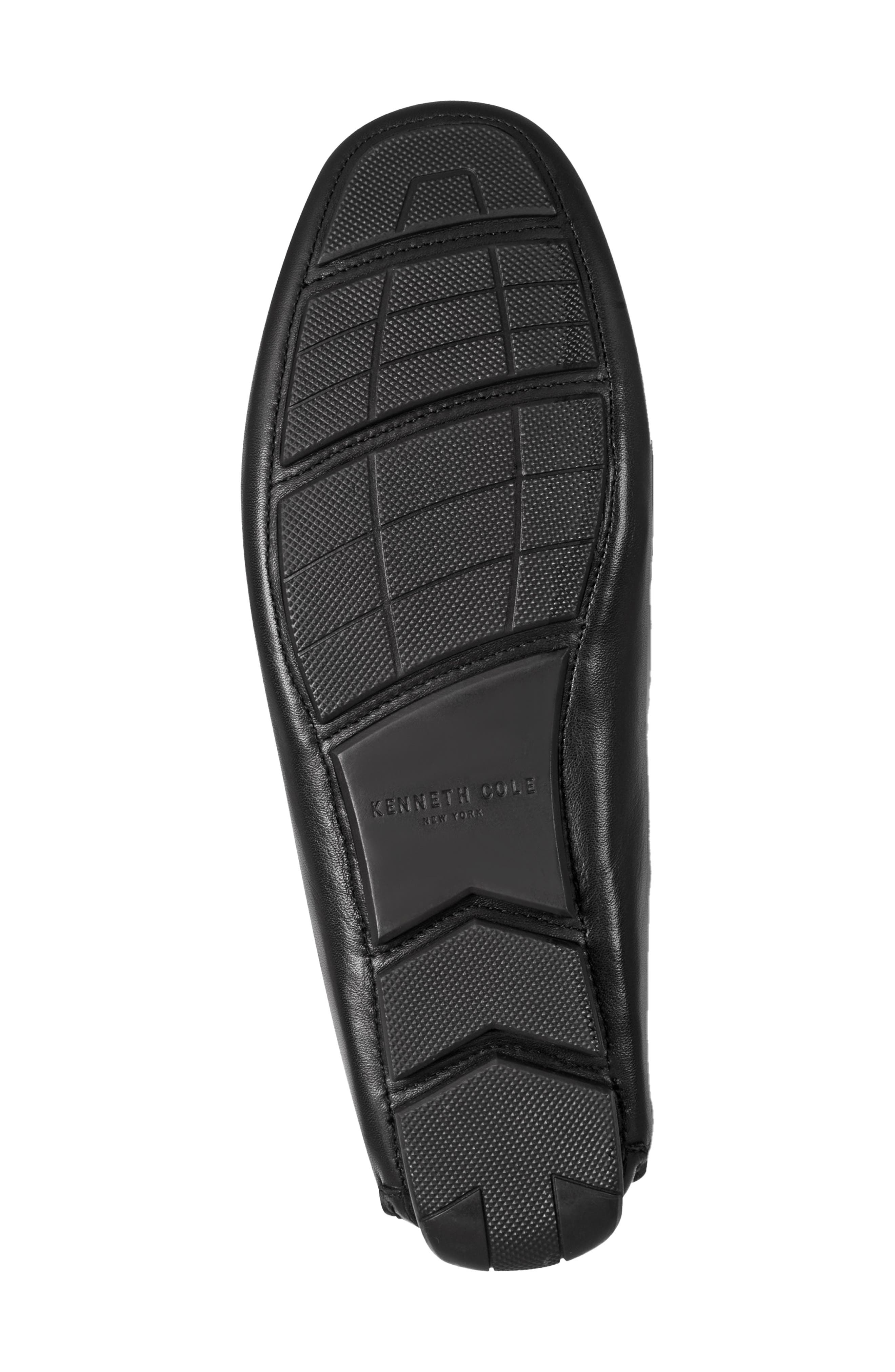 Kenneth Cole New York Theo Moc Toe Driving Loafer, Alternate, color, Black/ Charcoal/ Silver