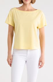 Abound Slashed Neck Relaxed Short Sleeve T-Shirt