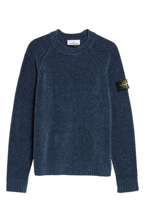 Compass Logo Patch Crewneck Sweater
