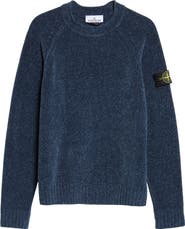 Stone Island Compass Logo Patch Crewneck Sweater