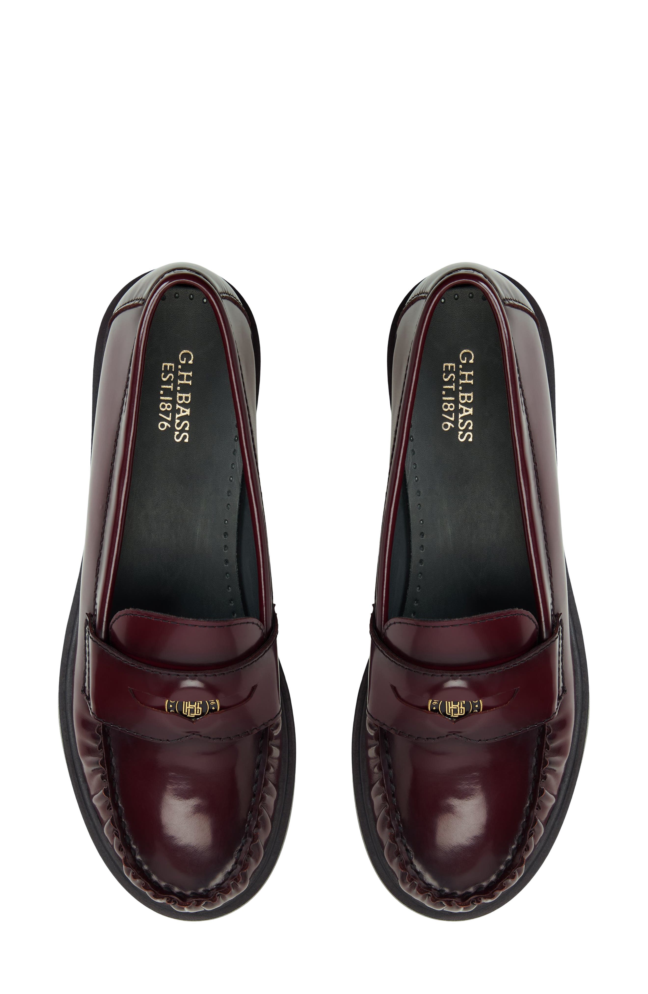 Wren Penny Loafer, Alternate, color, WINE