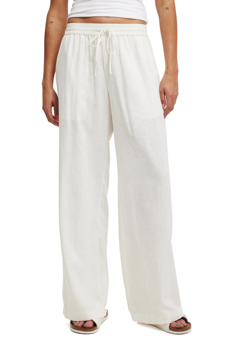 Cotton On Women's Haven Wide Leg Pant, Alternate, color, White