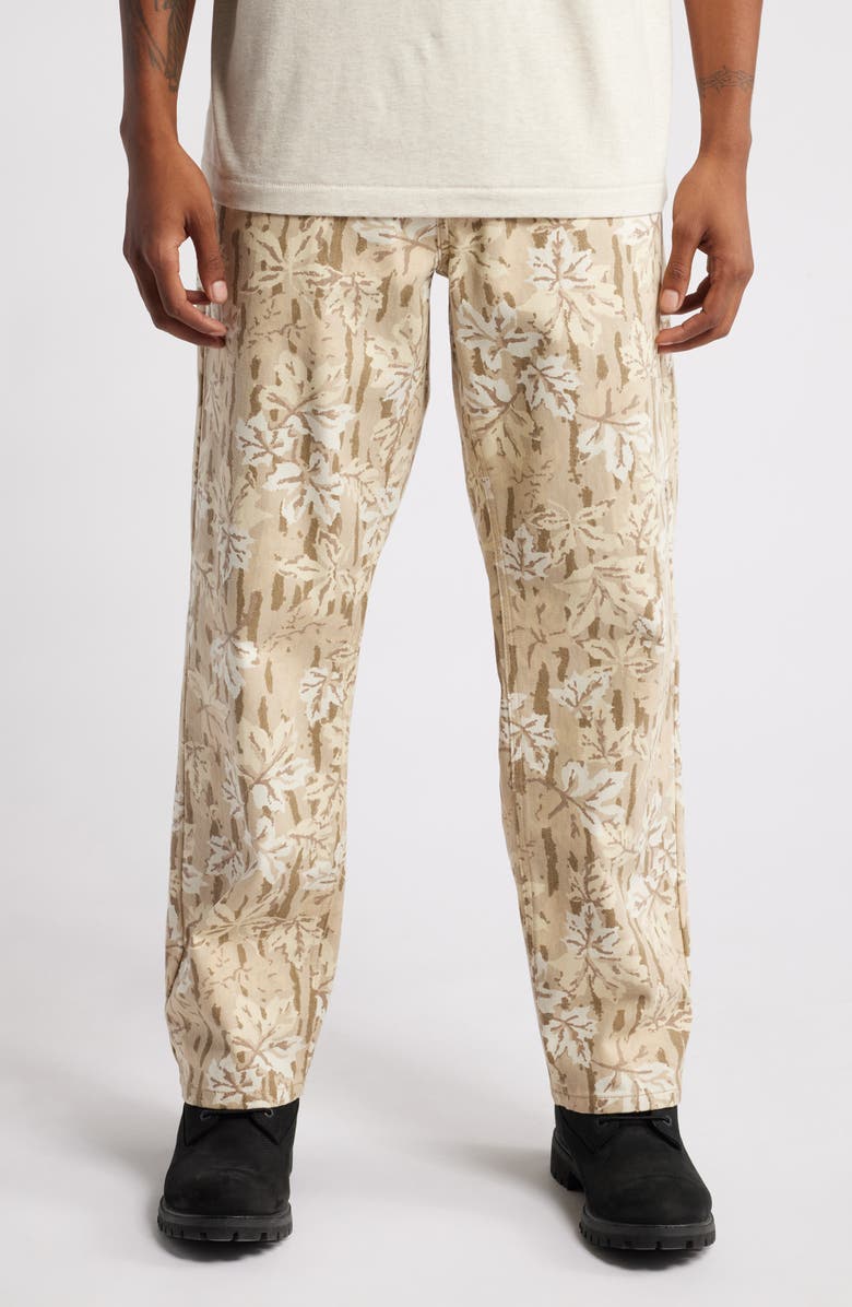 Obey Hardwork Plum Print Jeans, Main, color, 