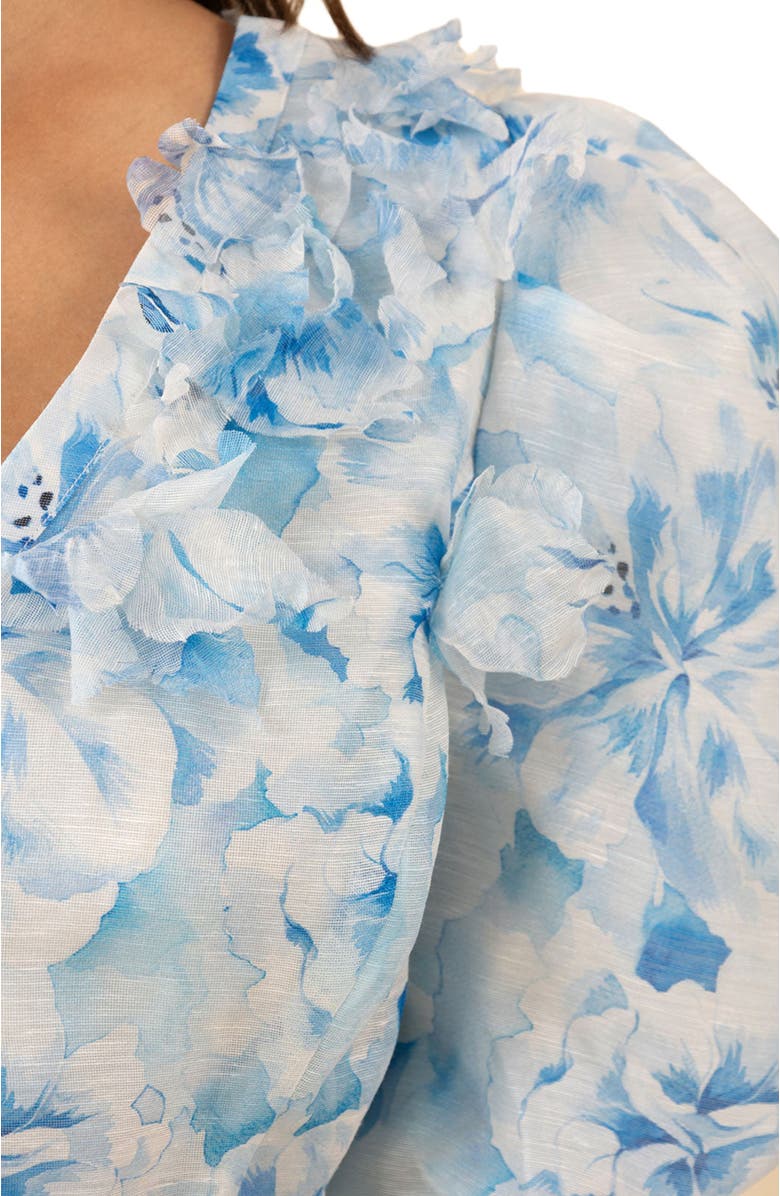 Hale Bob Promise Floral Organza Dress, Alternate, color,