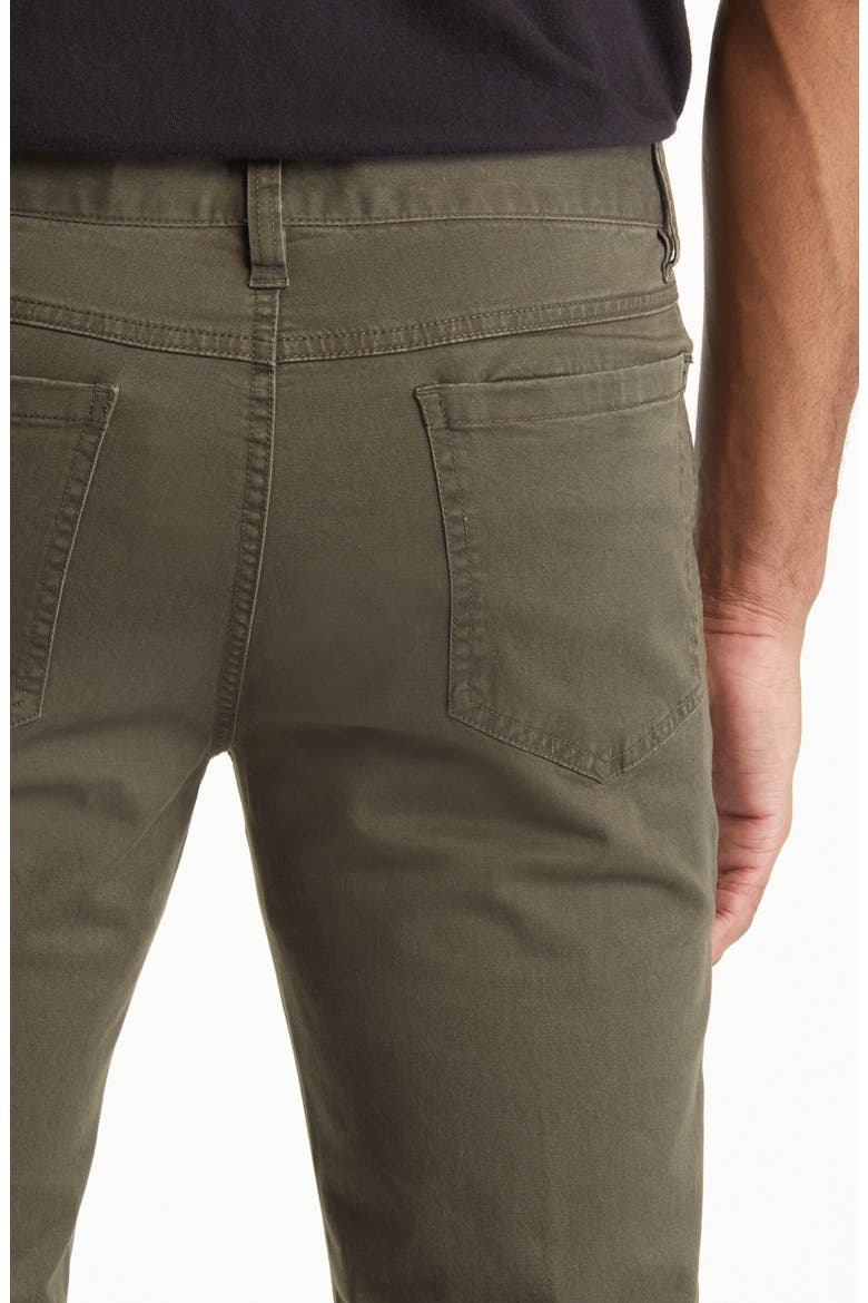 Stretch Comfort 5-Pocket Pants, Alternate, color, DARK MOSS