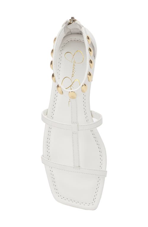 Shop Jessica Simpson Elusta Ankle Strap Sandal In Bright White