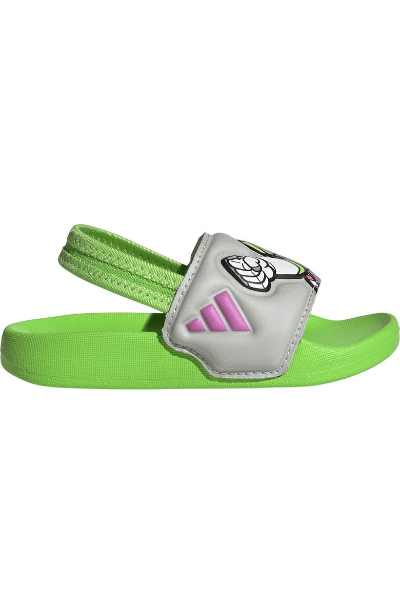 adidas x Disney Buzz Kids' Adilette Strap Sandal, Alternate, color,