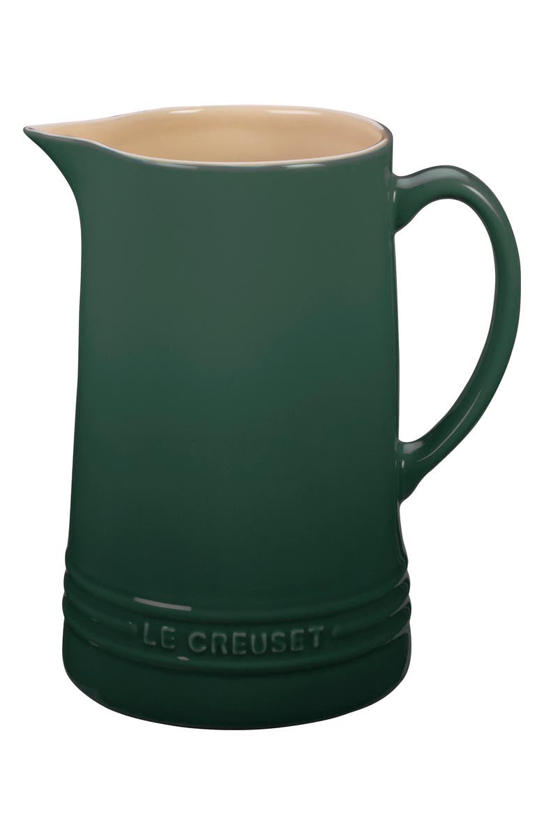 Le Creuset Glazed Stoneware 1 2/3 Quart Pitcher, Main, color, Artichaut
