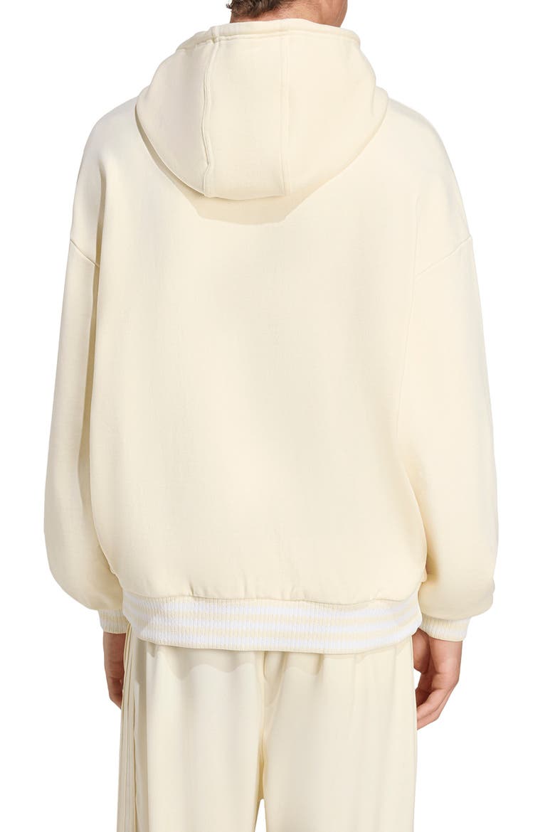 Oversize Logo Hoodie, Alternate, color, CREAM WHITE