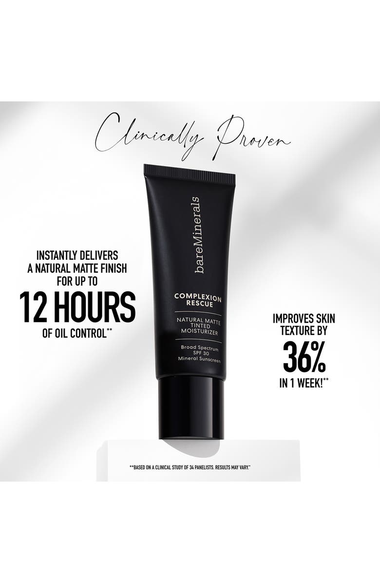 bareMinerals<sup>®</sup> COMPLEXION RESCUE<sup>®</sup> Natural Matte Tinted Moisturizer Mineral SPF 30, Alternate, color, Desert 6.5